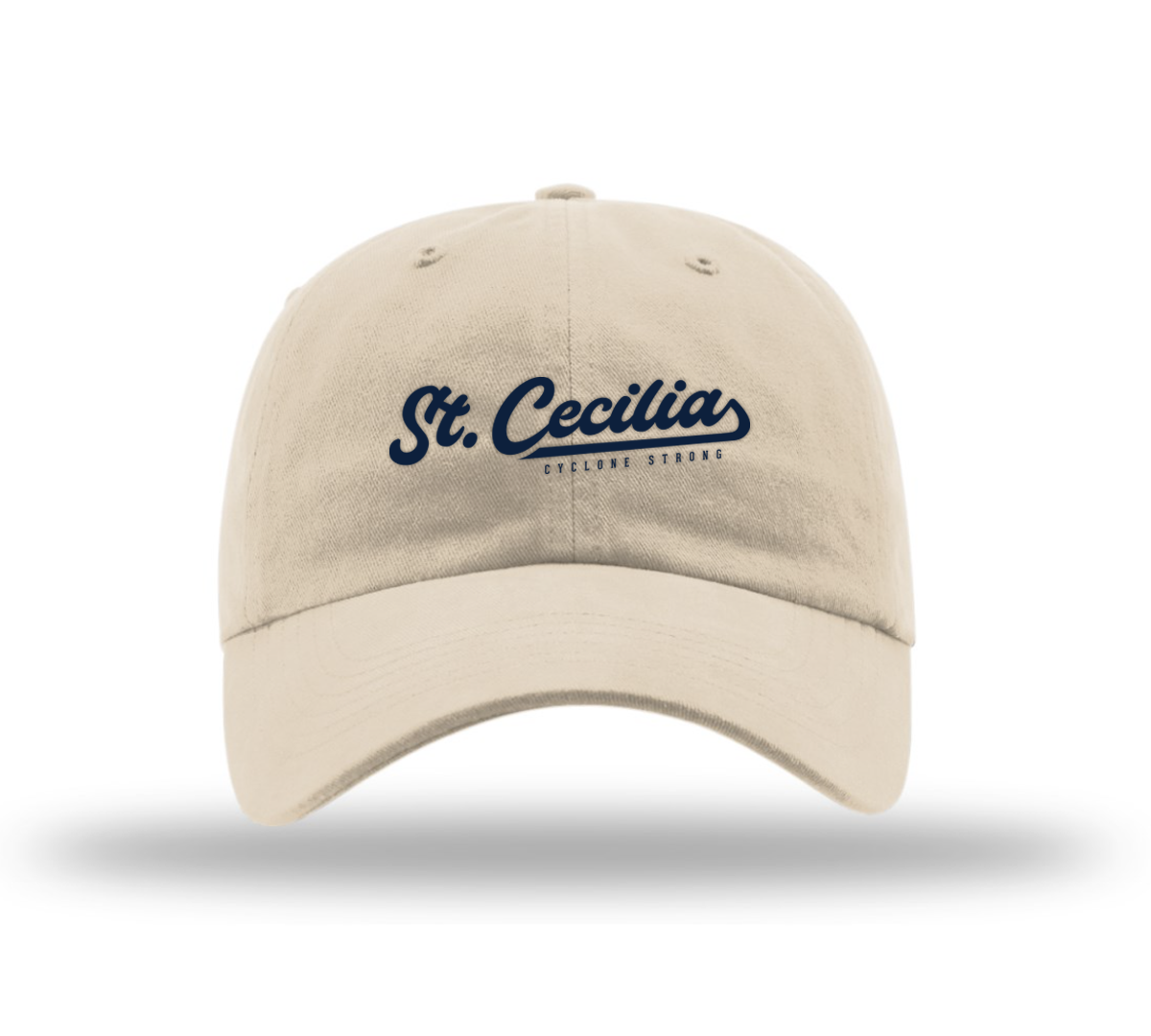 Cyclone Script Twill Dad Cap - Natural