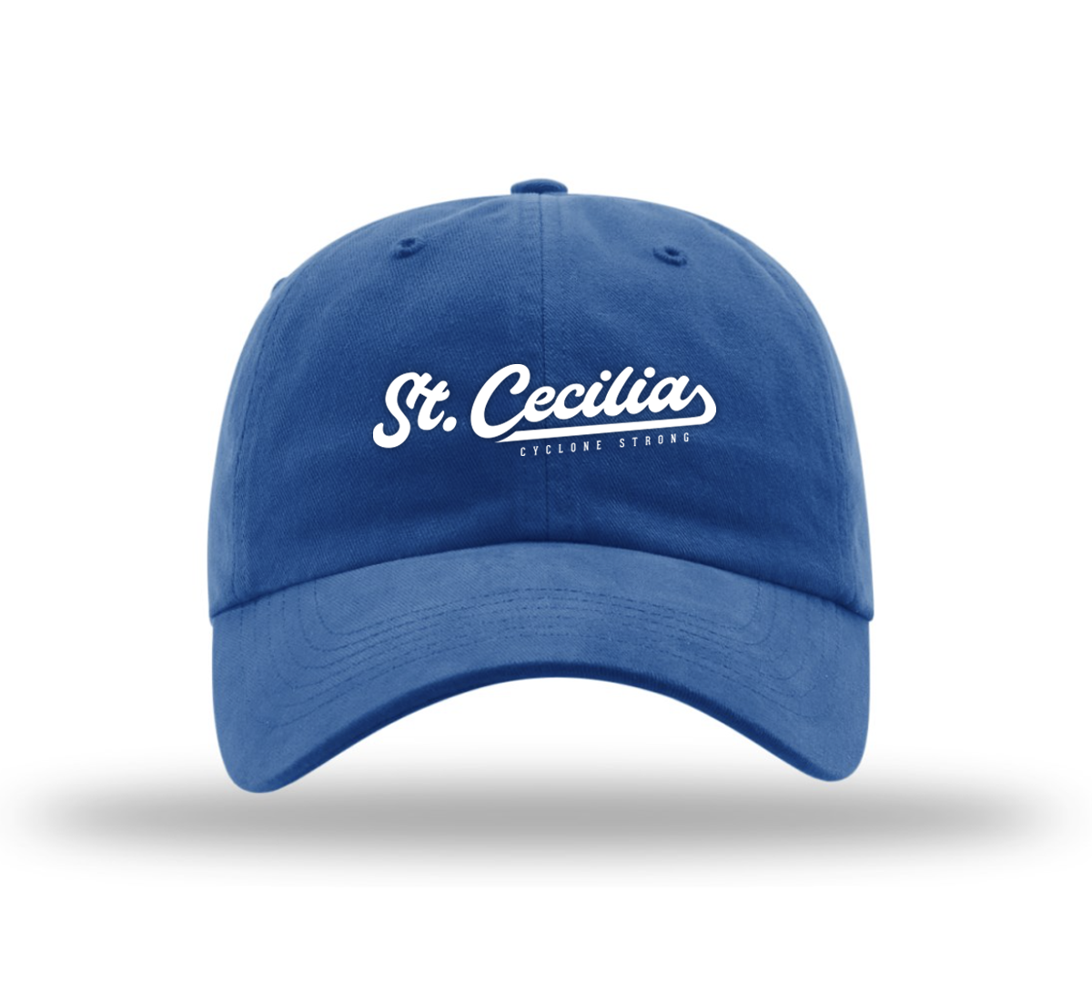 Cyclone Script Twill Dad Cap - Royal Blue